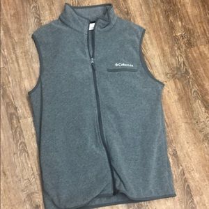Gray Columbia fleece vest